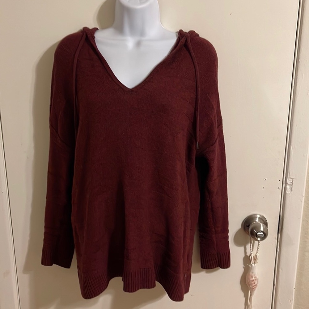 American Eagle Sweater hoodie maroon or burgundy - Picture 1 of 2